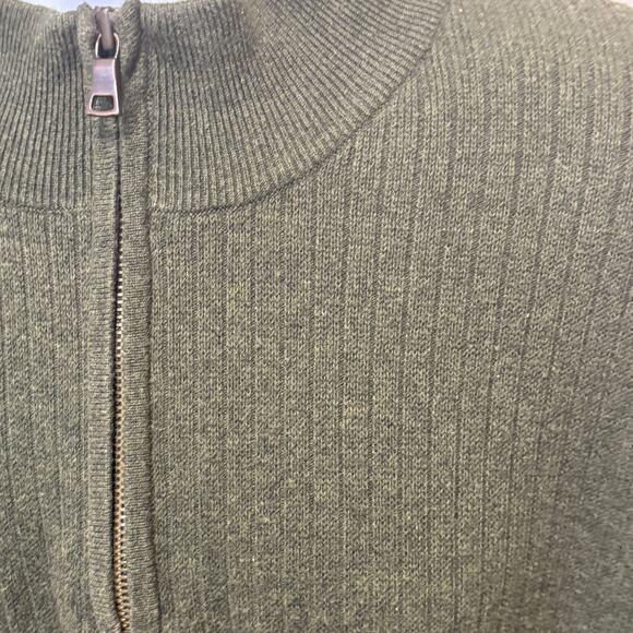 Cutter & Buck Ribbed 1/4 Zip Sweater Sz XL Dadcore Grandpacore Business Casual - Picture 4 of 7